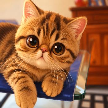 chaton Exotic Shorthair brown tortie blotched tabby Babette Chatterie Katzarolli